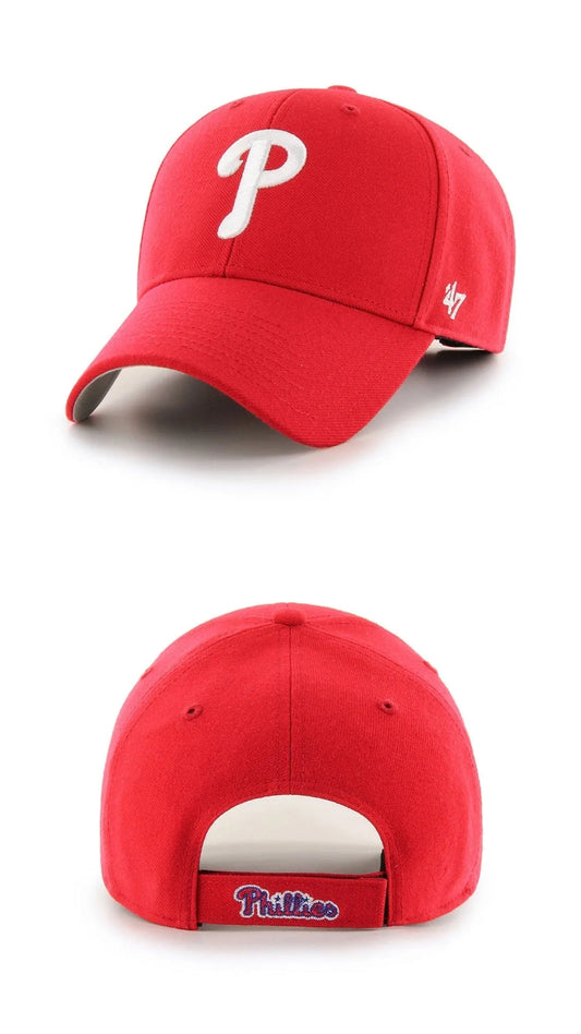 Gorra roja phillies 47 mvp adjustable