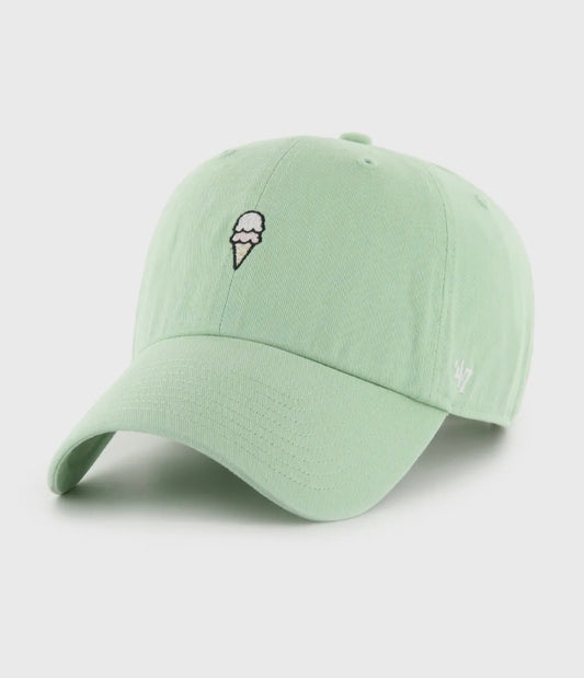 Gorra verde con un helado '47 clean up hemlock green