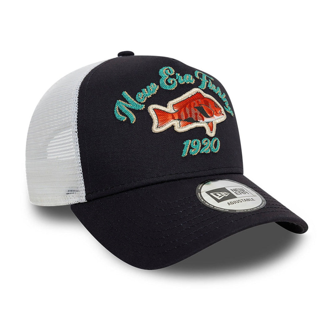 Gorra New Era Fishing A‑Frame Trucker Adjustable – Azul