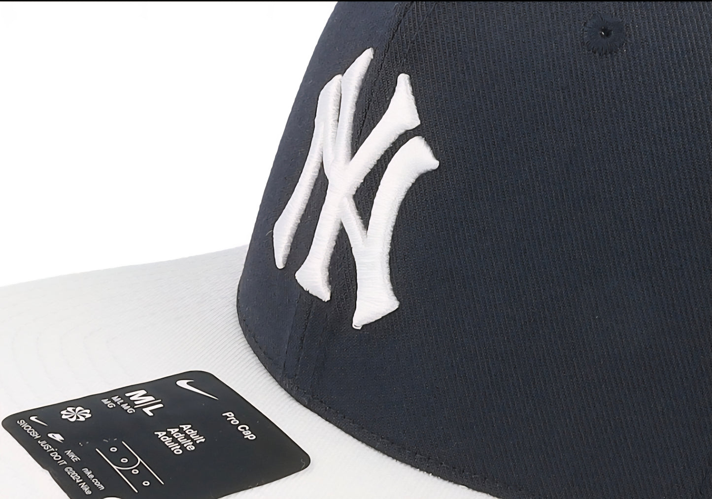 Gorra Nike New York Yankees Azul Marino/Blanca|visera plana