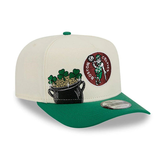 Gorra Boston Celtics NBA crema verde 9FIFTY A-Frame Snapback