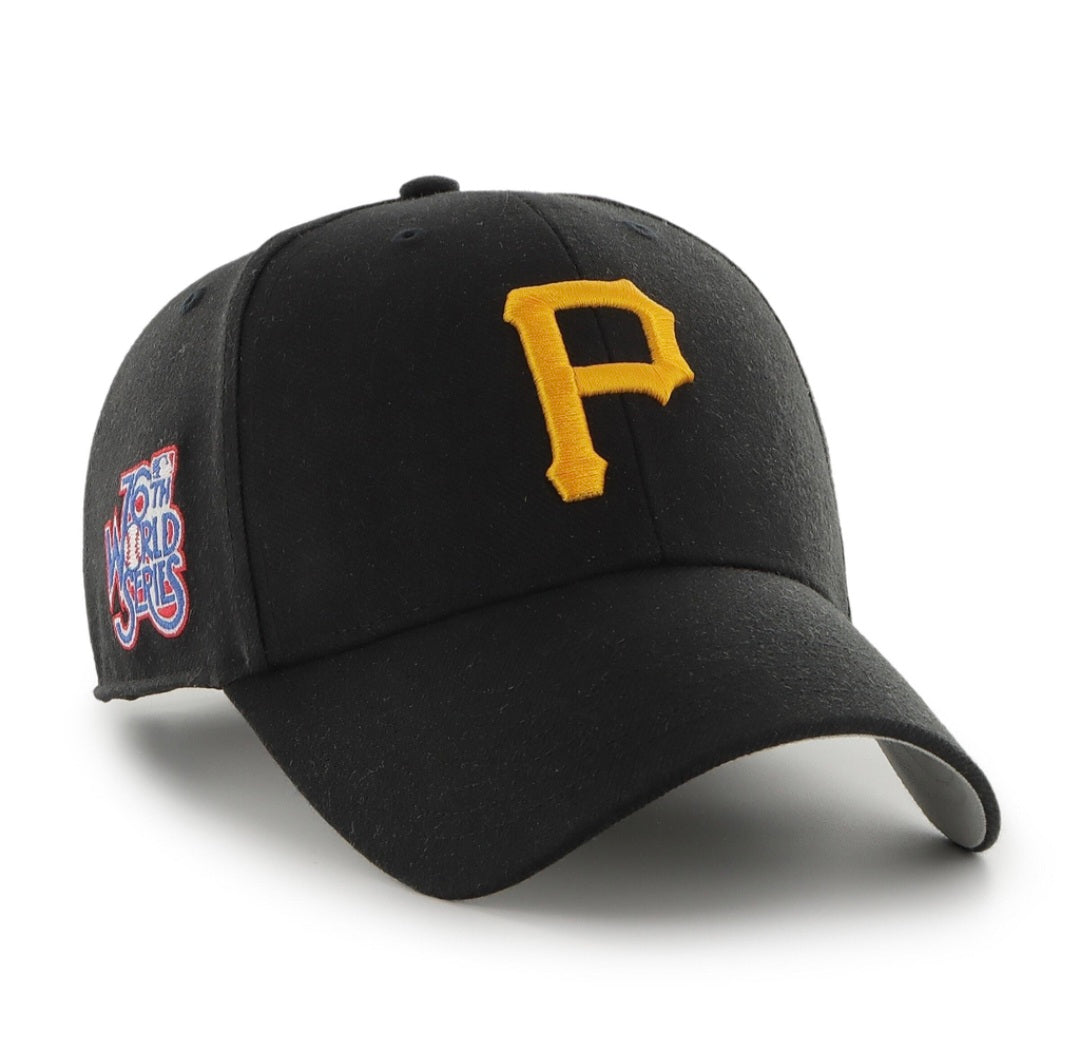 Gorra '47 MVP Snapback – Pittsburgh Pirates negra (Patch Series)