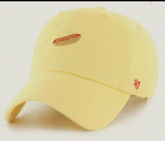 Gorra amarilla perrito caliente '47 clean up maize