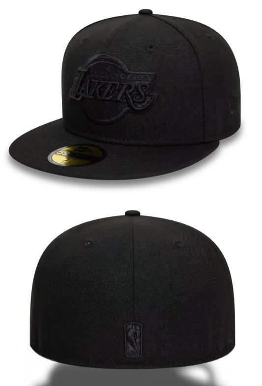 Gorra cerrada Los angeles lakers negra 59fifty