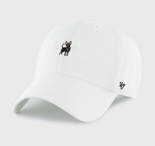 Gorra ’47 Clean Up Blanca – Icono de Chihuahua Bordado