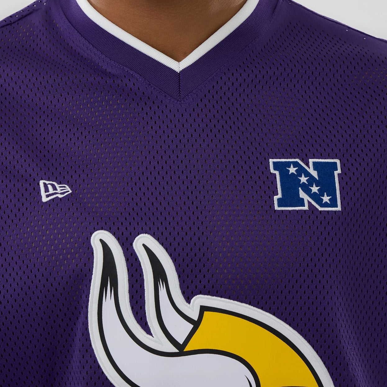 Camiseta lila Minnesota Vikings mesh oversize