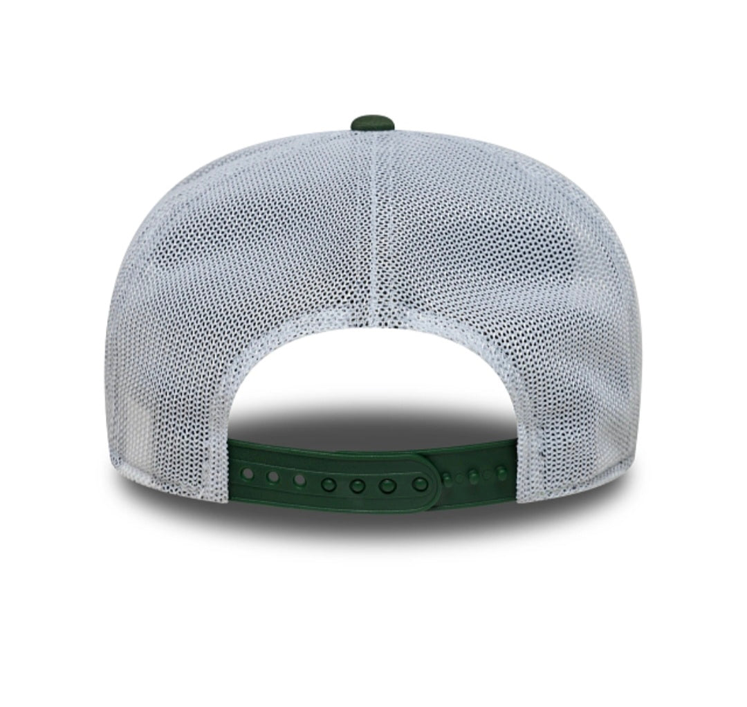 Gorra New Era 9SEVENTY Stretch-Snap Trucker – New York Jets Verde y Blanca