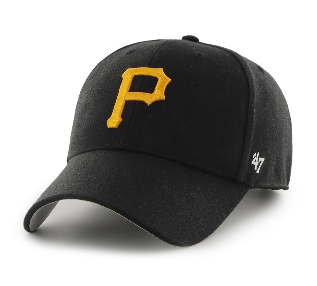 Gorra '47 MVP Snapback – Pittsburgh Pirates negra (Patch Series)