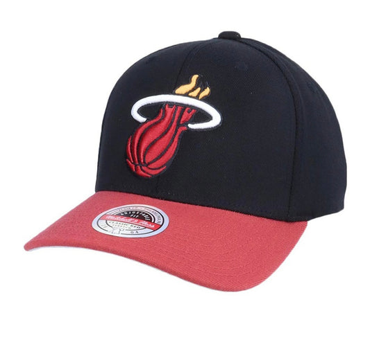 Miami heat negra y roja curva 2 tone stretch