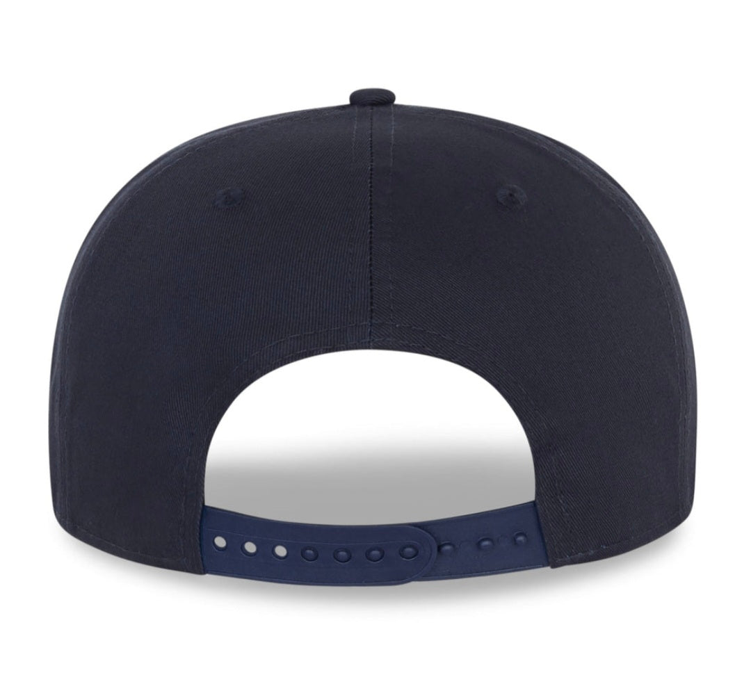 Gorra New Era 9FIFTY Atlanta Braves azul marino rojo – Snapback Oficial