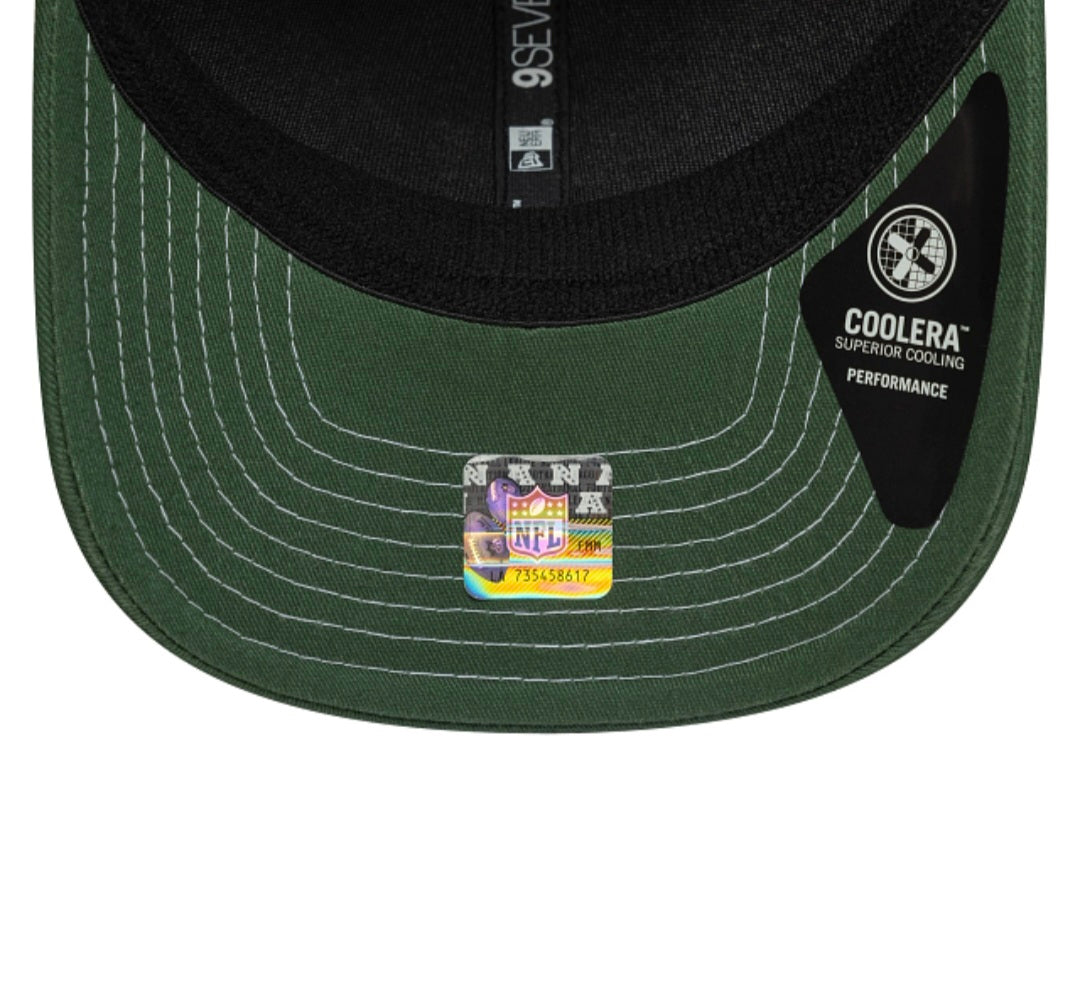 Gorra New Era 9SEVENTY Stretch-Snap Trucker – New York Jets Verde y Blanca