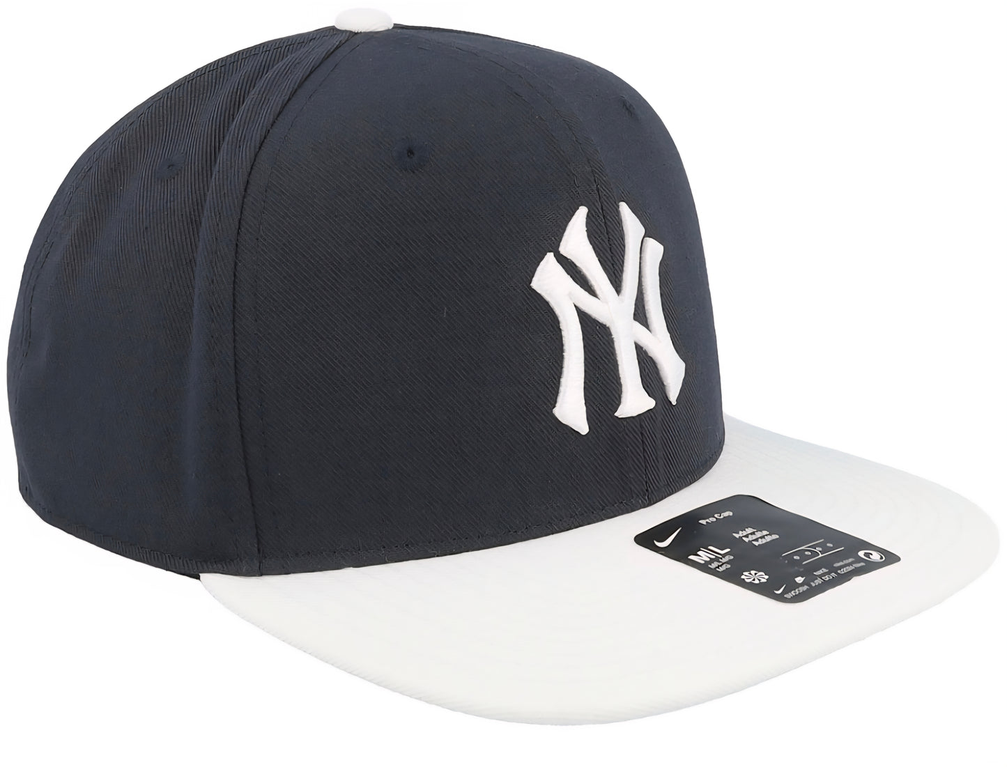 Gorra Nike New York Yankees Azul Marino/Blanca|visera plana