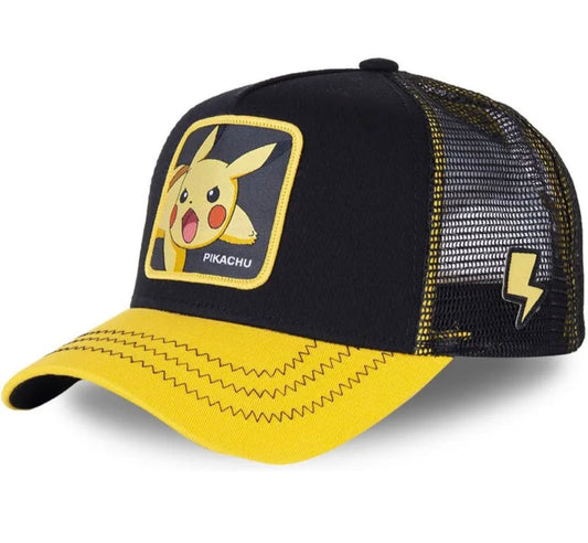 Gorra capslab pik6 Pikachu – Negra y Amarilla