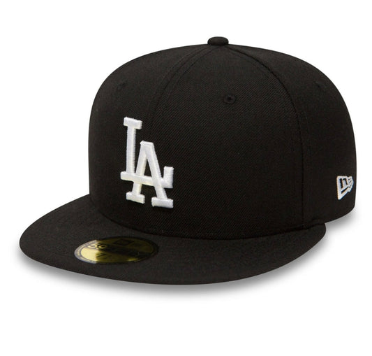 Gorra cerrada negra LA dodgers 59fifty new era