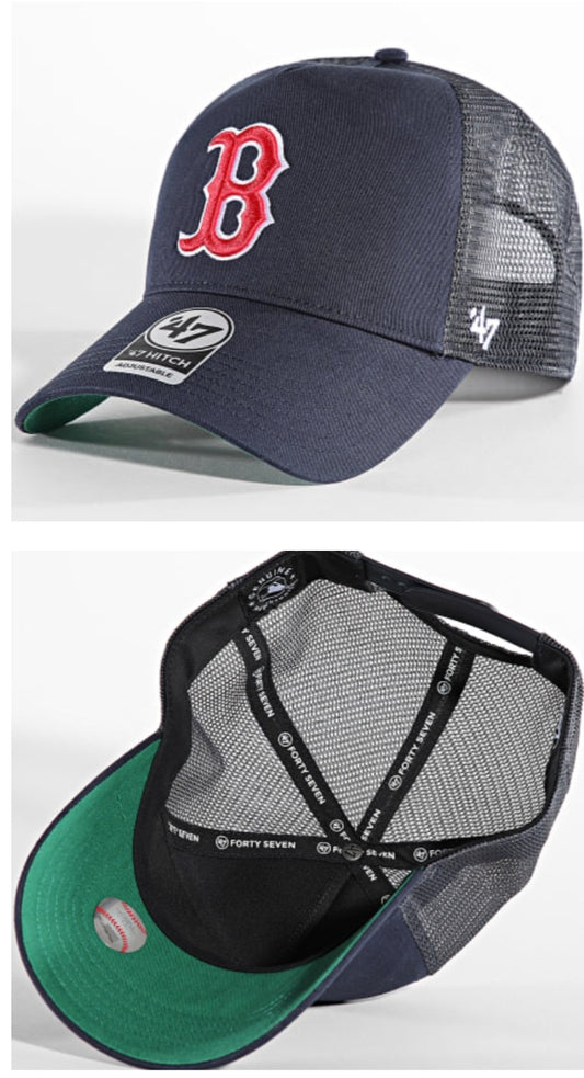 Boston red sox azul 47 hitch trucker