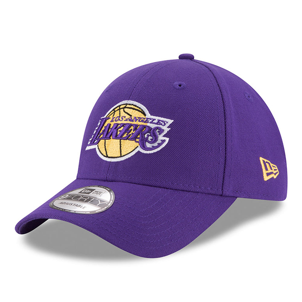 Gorra new era los angeles lakers morada 9forty autoadherente