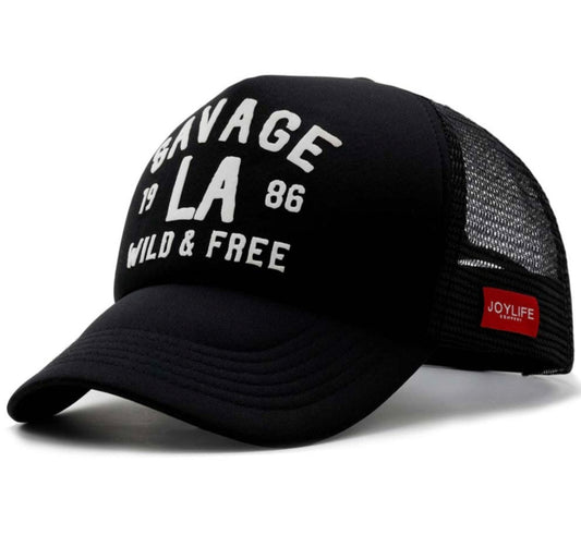 Gorra Joylife Savage negra – Trucker ajustable