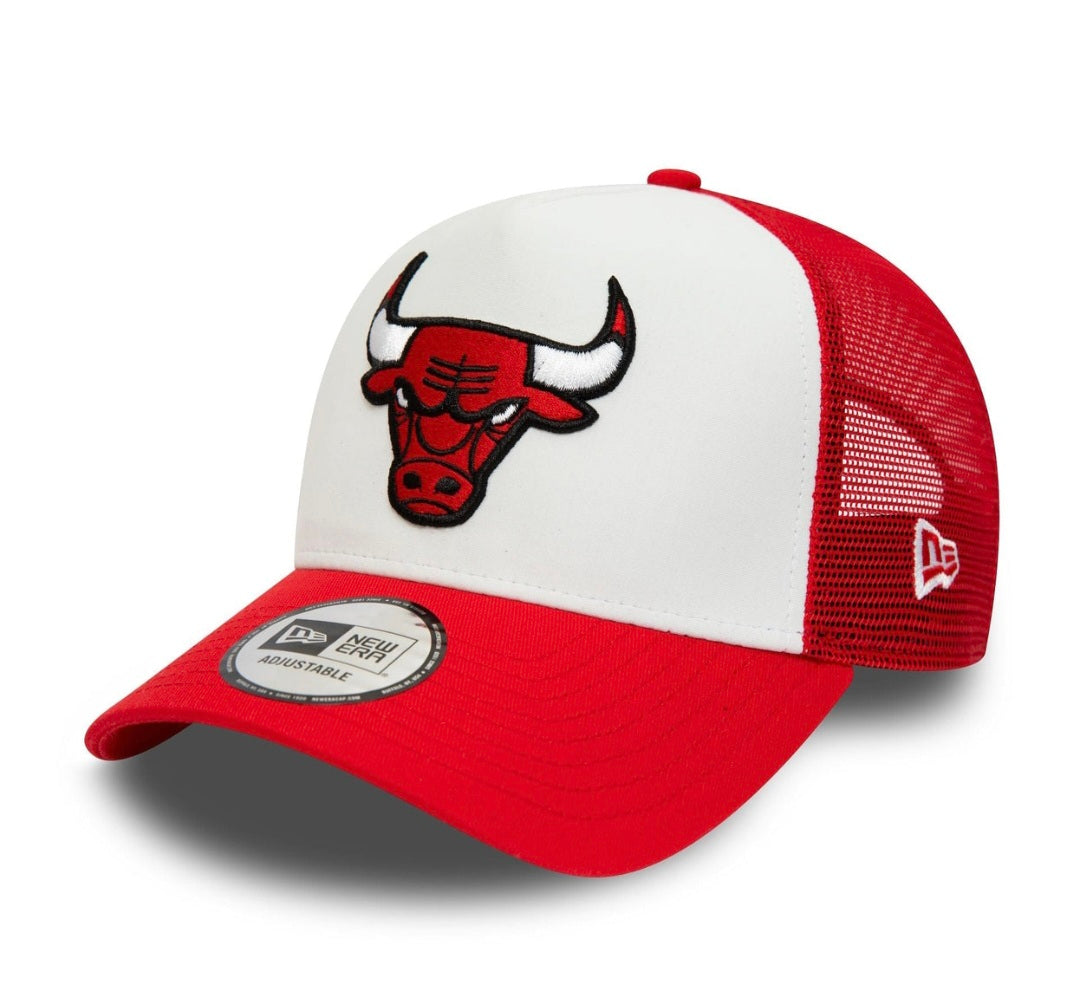 Gorra New Era Chicago Bulls Team Colour Roja A-Frame Trucker