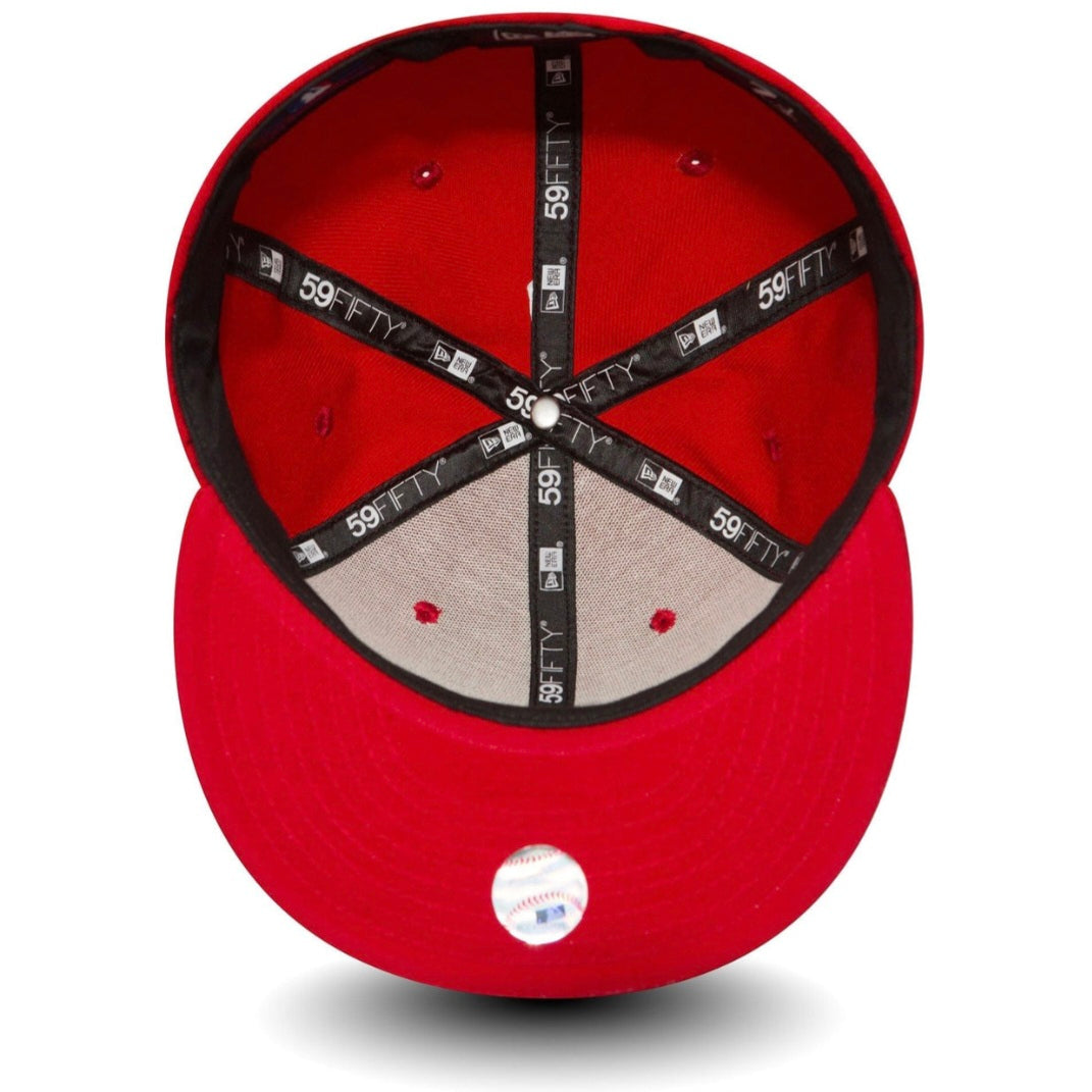 Gorra cerrada LA dodgers 59fifty roja
