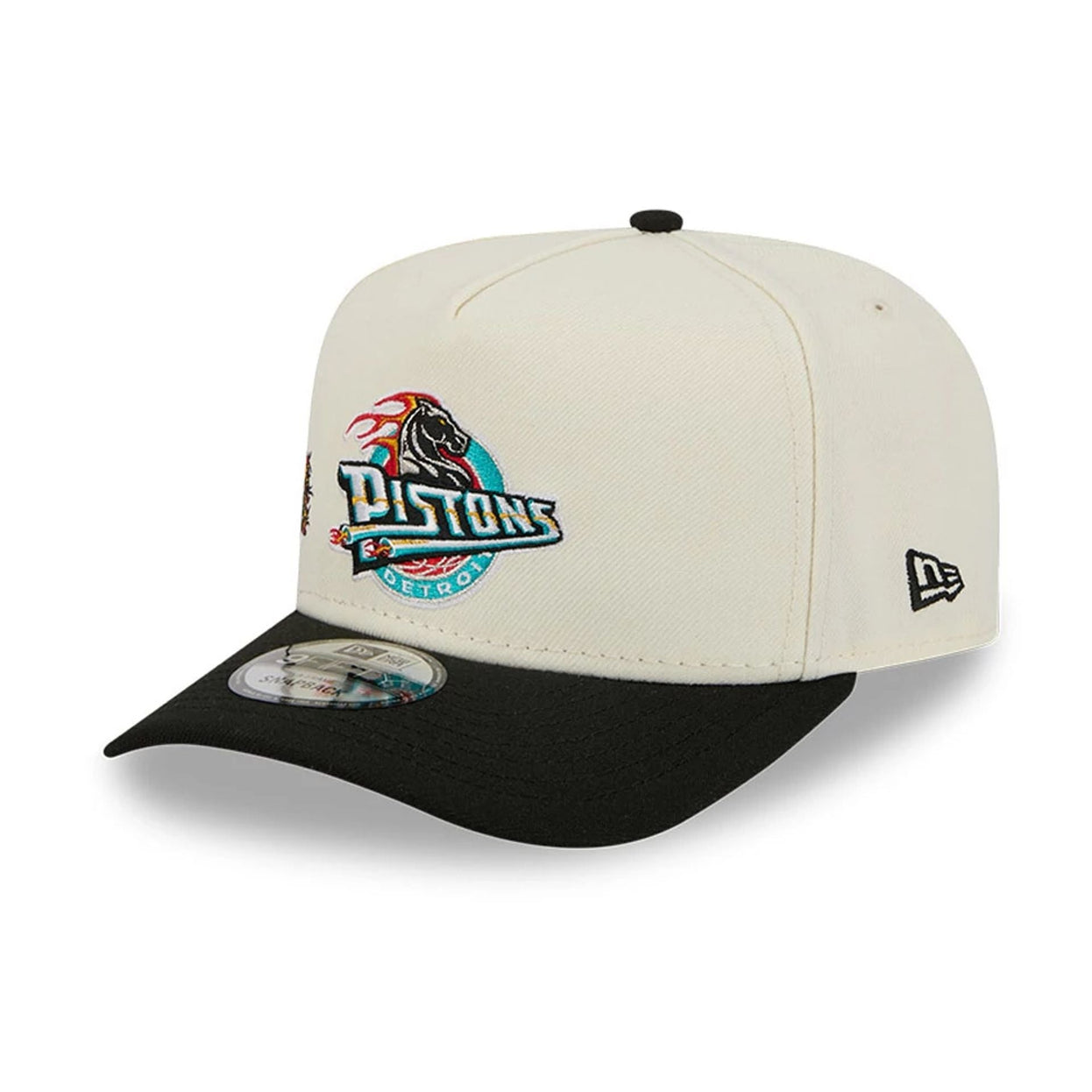 Gorra Pistons NBA crema negra 9FIFTY A-Frame Snapback