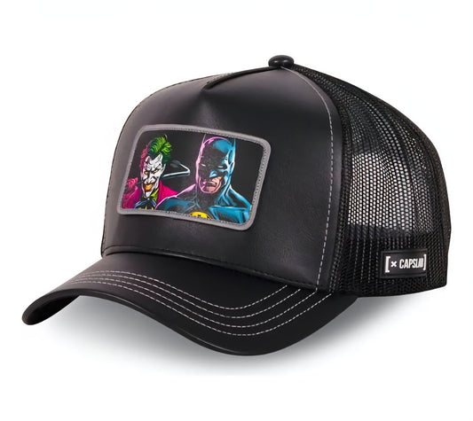 Gorra joker y batman negra