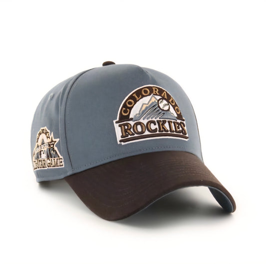 Gorra '47 Sure Shot TT Colorado Rockies Azul Basalto marrón | All Star 1998