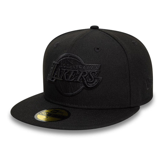 Gorra cerrada Los angeles lakers negra 59fifty