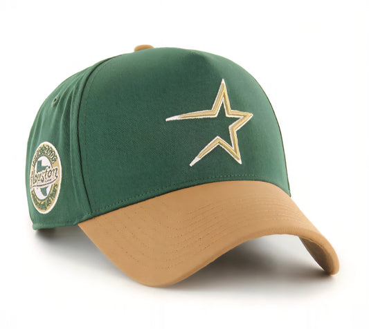 Gorra ’47 Sure Shot DT Houston Astros verde y marrón – Cooperstown 45th