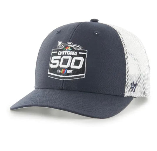 Gorra Trucker ’47 Daytona 500 NASCAR Azul – Edición Racing