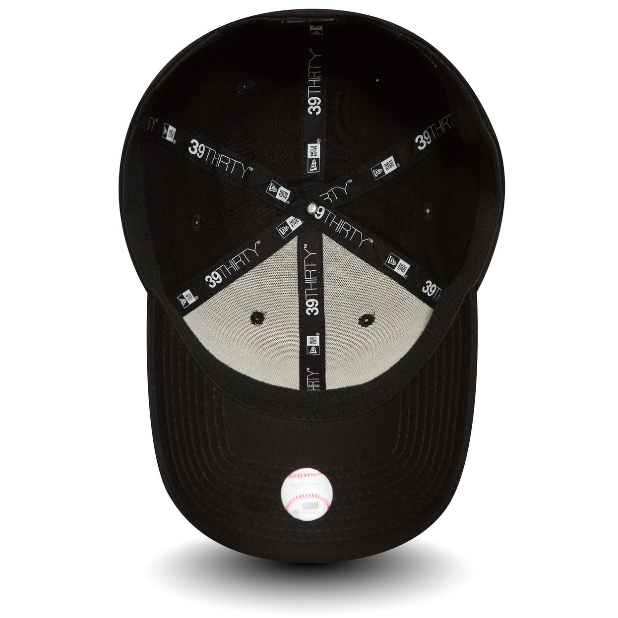 Gorra negra cerrada nyy 39thirty new era clásica curvada
