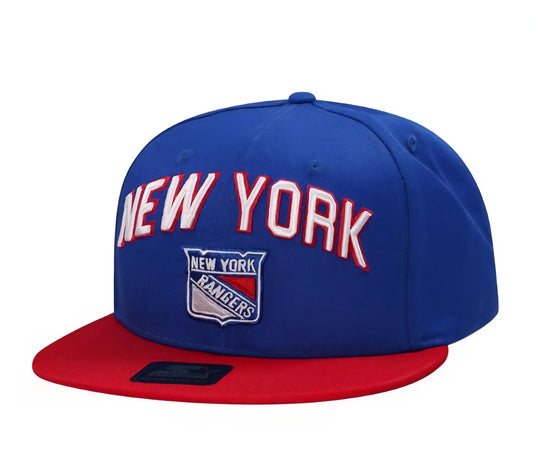 Gorra starter rangers azul y roja