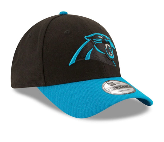 Gorra Carolina Panthers New Era 9FORTY The League Negra/Azul Oficial NFL