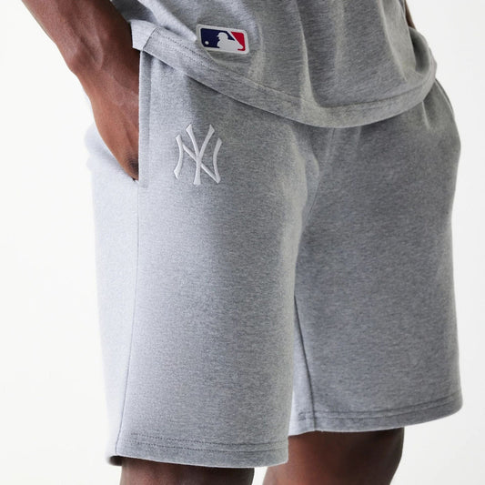 Pantalón corto gris NY new era french terry
