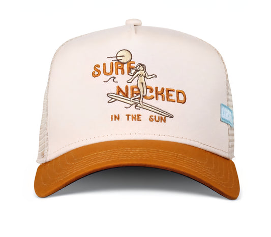 Trucker beige y marrón SURF NAKED III