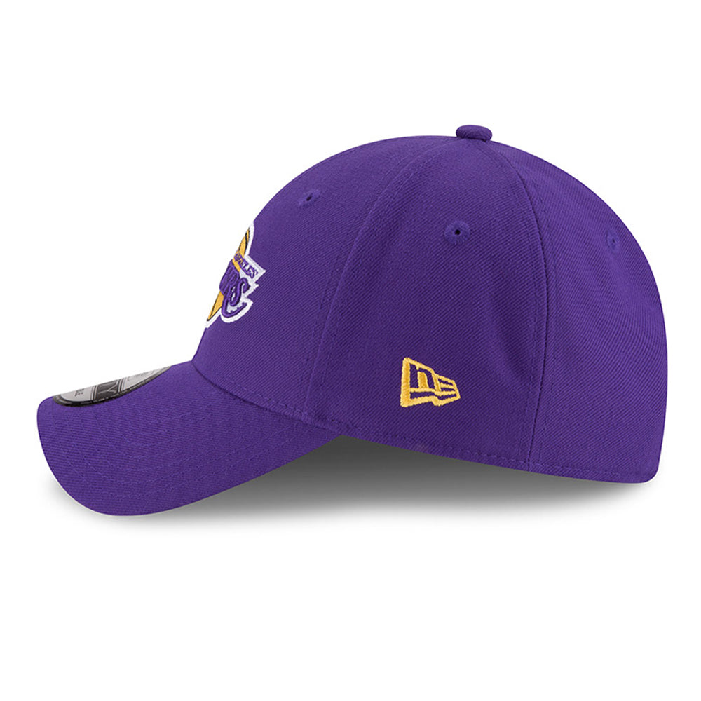 Gorra new era los angeles lakers morada 9forty autoadherente