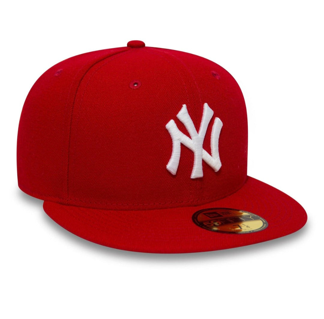 Gorra roja ny cerrada 59fifty new era