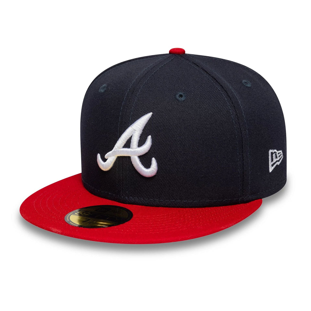 Atlanta braves azul marino y rojo 59fifty new era