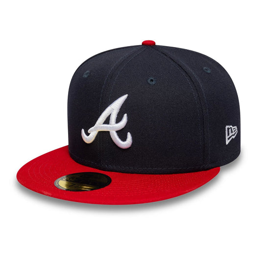 Atlanta braves azul marino y rojo 59fifty new era