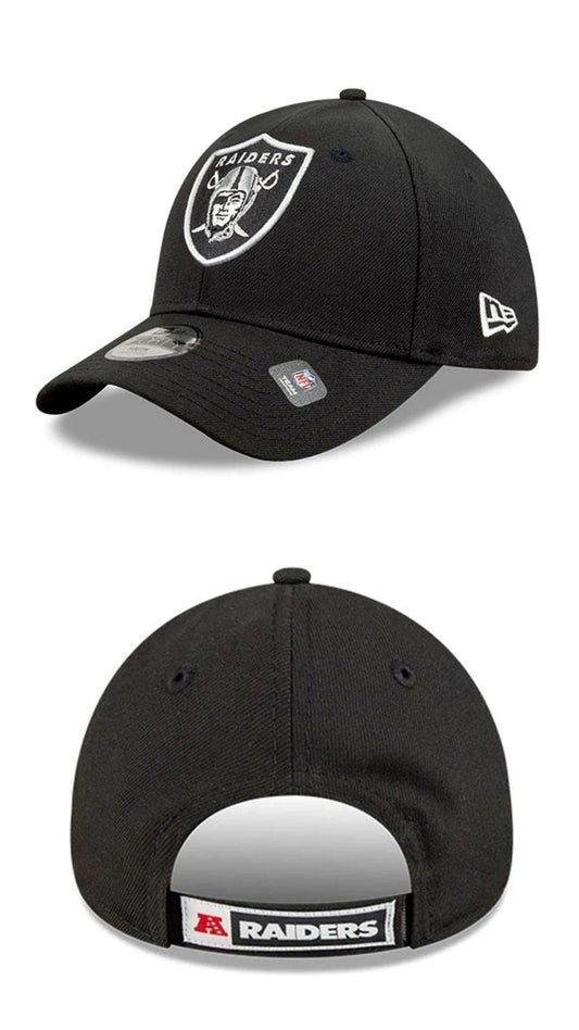 Gorra negra de los raiders 9forty