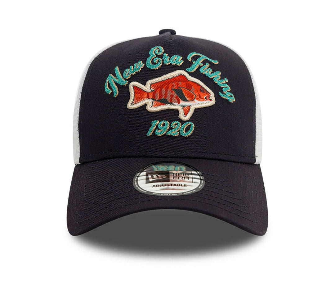 Gorra New Era Fishing A‑Frame Trucker Adjustable – Azul