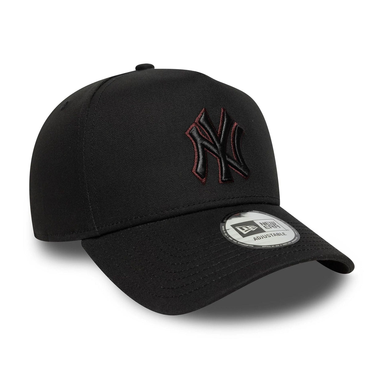 Gorra NY Yankees negra black on black bordeado