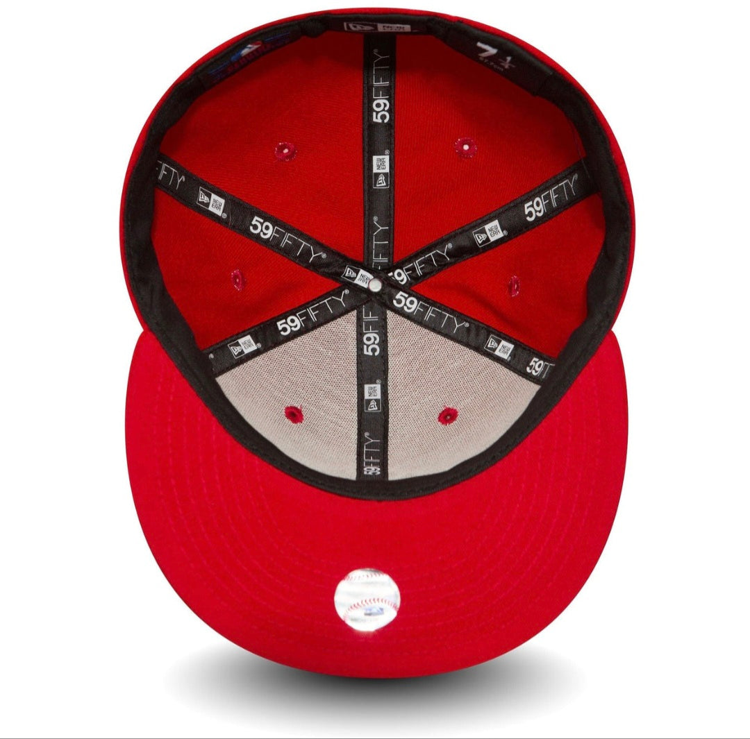 Gorra roja ny cerrada 59fifty new era