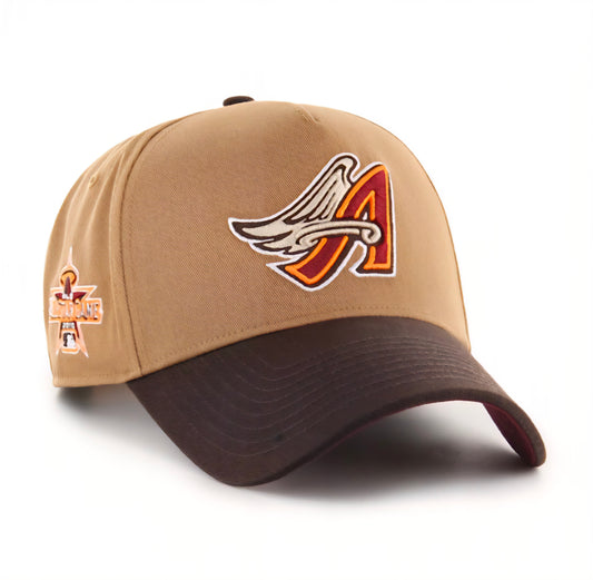 Gorra '47 Sure Shot DT LA Angels camel y marrón  | All Star 2010