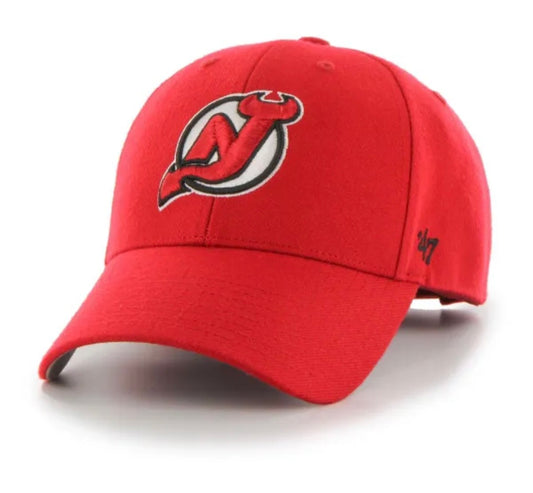 Gorra roja New Jersey Devils MVP Adjustable – '47 Brand