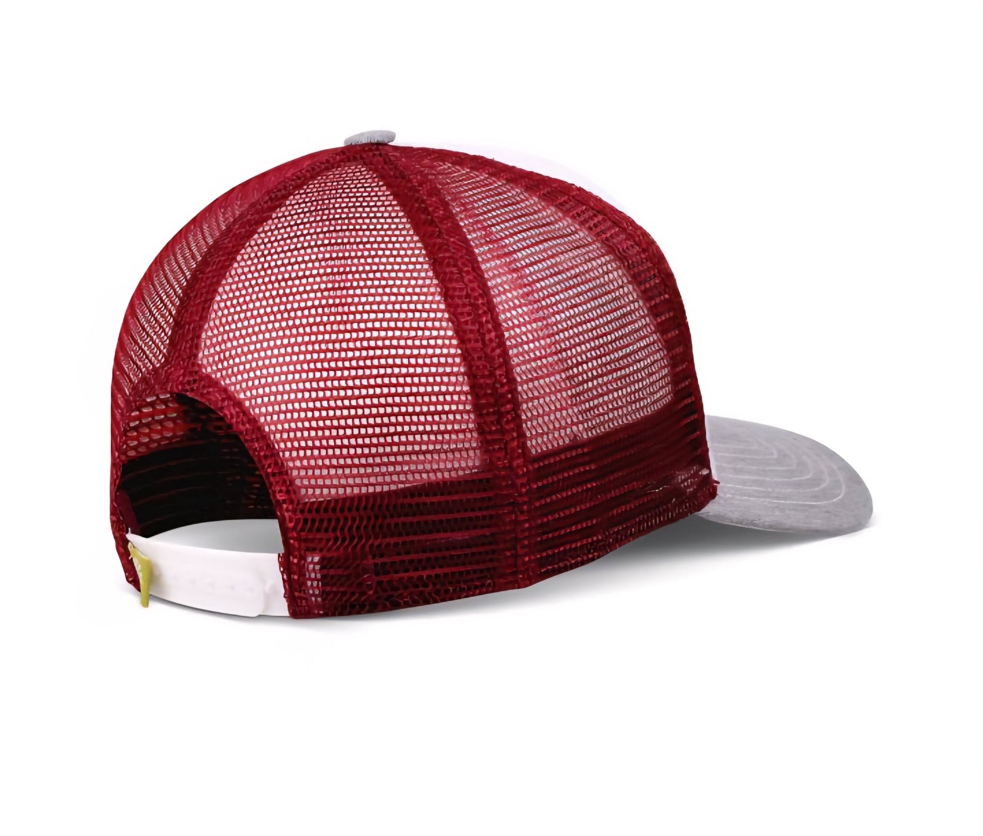 Snapback trucker gris, blanca y roja NEW LINE - intershopgc - Tienda de gorras online - Maspalomas