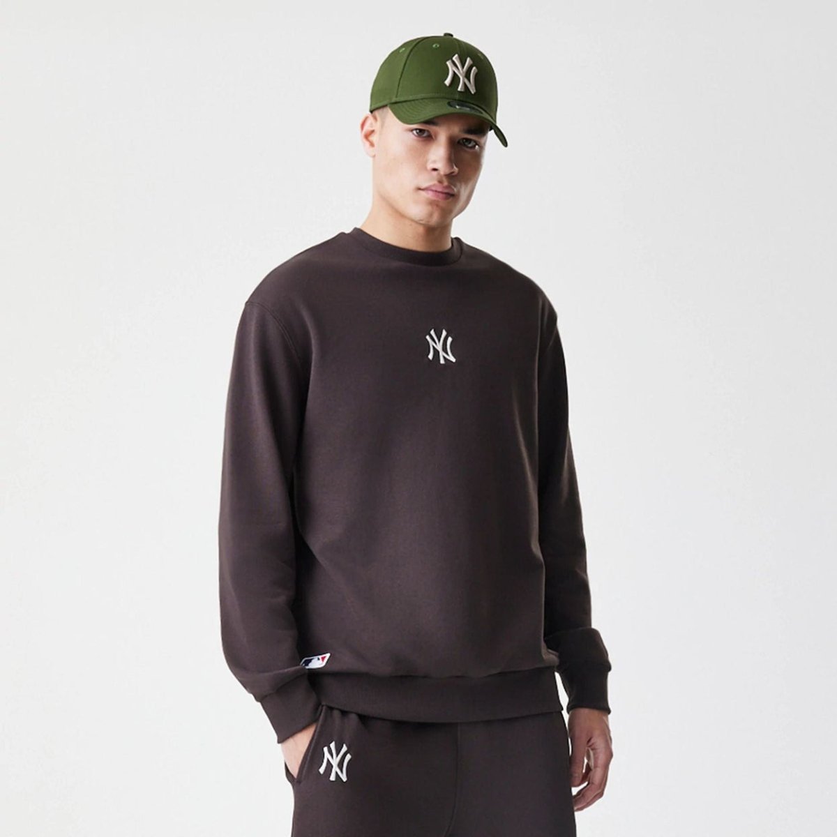 Sudadera Oversized NY Yankees MLB Midi Essential Marrón - Mundogorrasgc