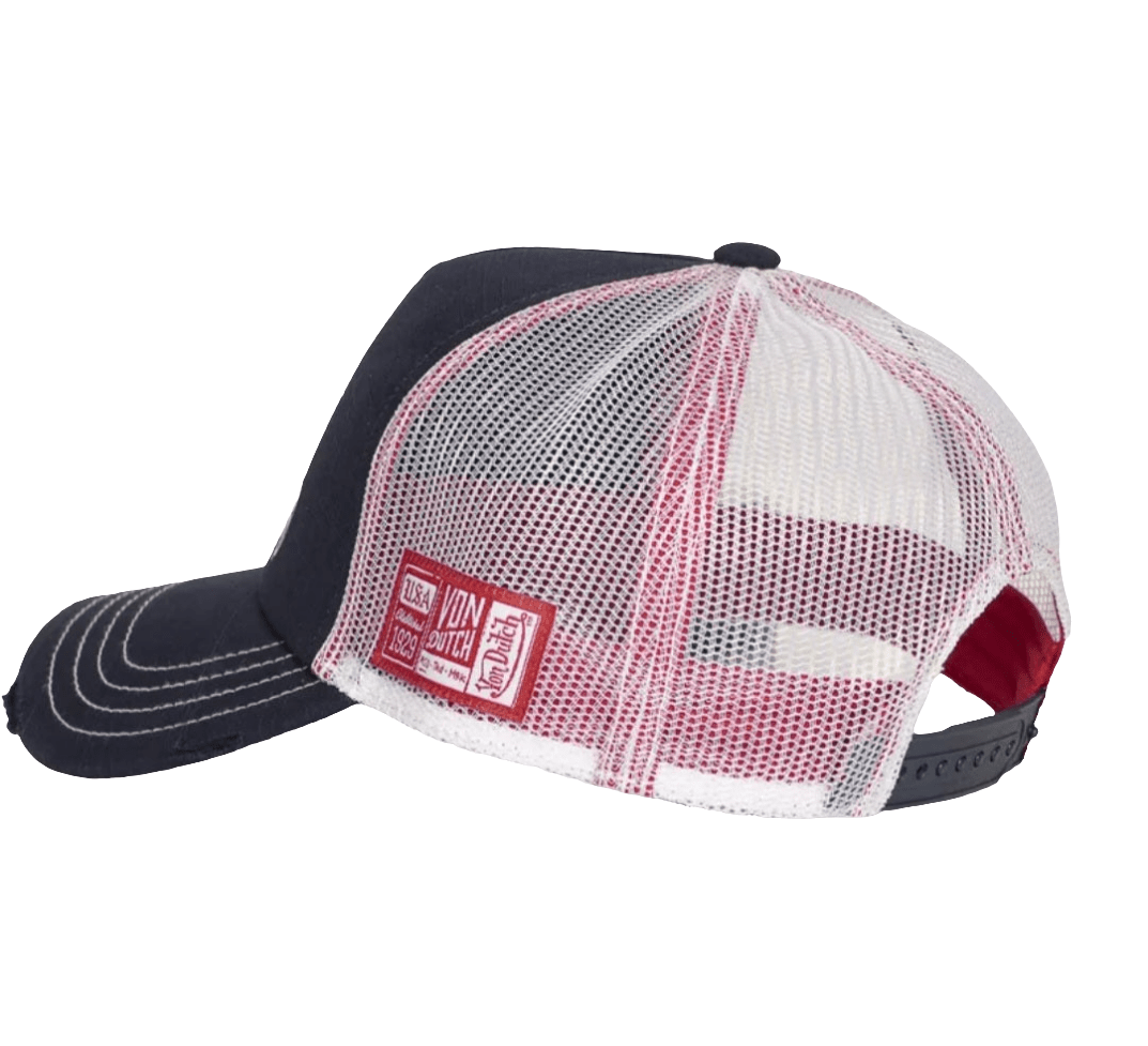 Trucker Azul Marino Blanca CREW26 – Von Dutch - intershopgc - Tienda de gorras online - Maspalomas