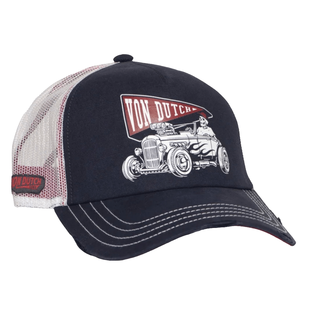 Trucker Azul Marino Blanca CREW26 – Von Dutch - intershopgc - Tienda de gorras online - Maspalomas