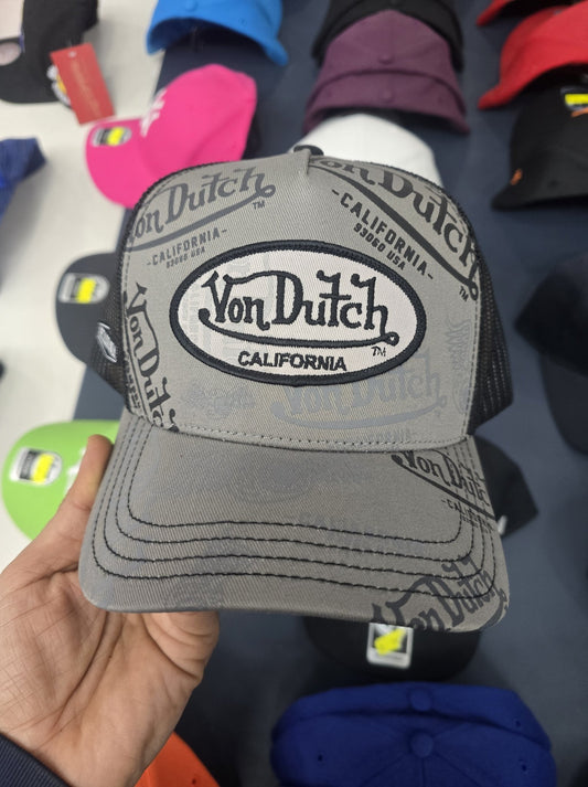 Von dutch gris y negro CAFE02 - intershopgc - Tienda de gorras online - Maspalomas