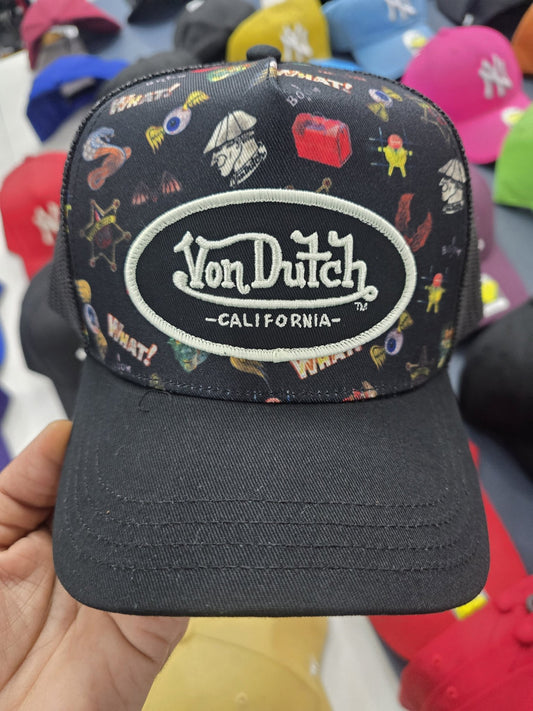 Von dutch negra TAT01 multidetalles - intershopgc - Tienda de gorras online - Maspalomas